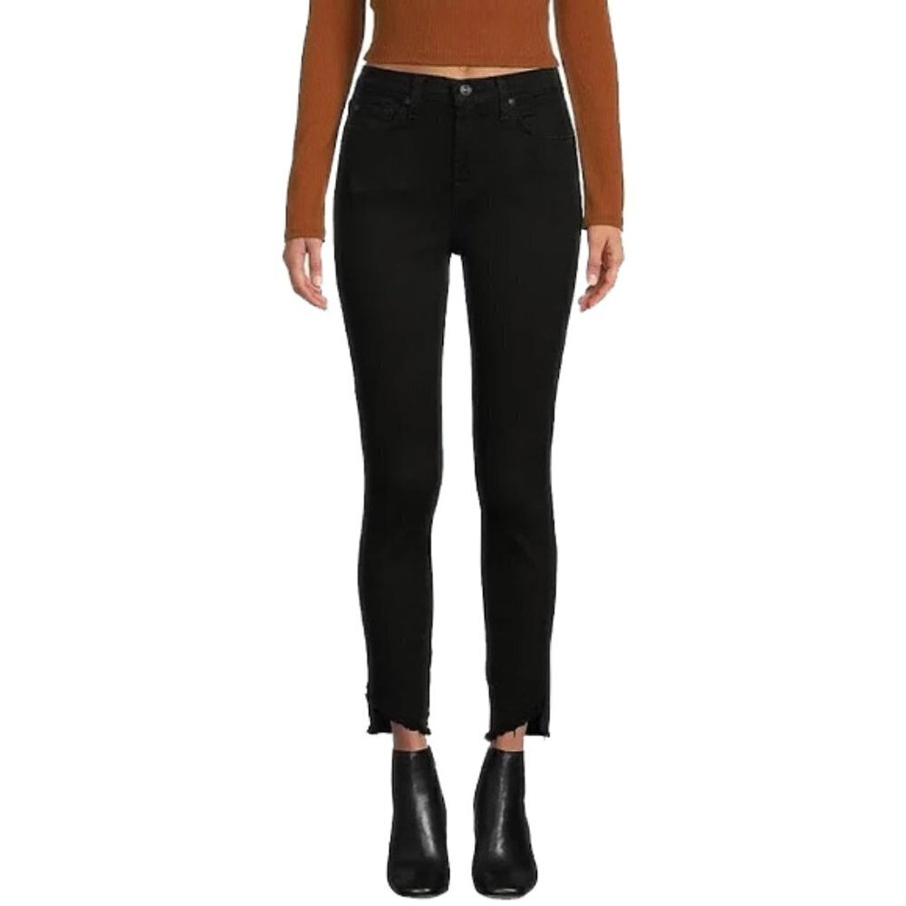 TRACTR black jeans with raw Pants Size 4/27